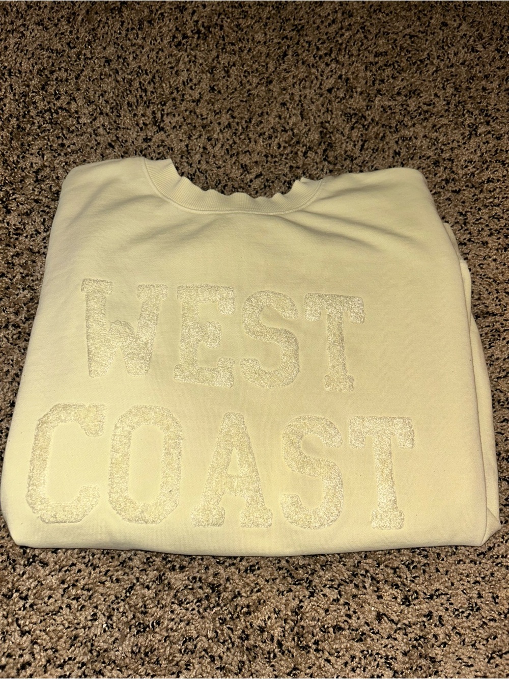 Cupcakes and Cashmere west Coast butter yellow Sweatshirt